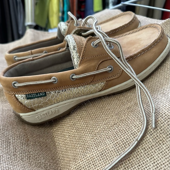 Eastland leather boat shoe 7 1/2 - Picture 5 of 9